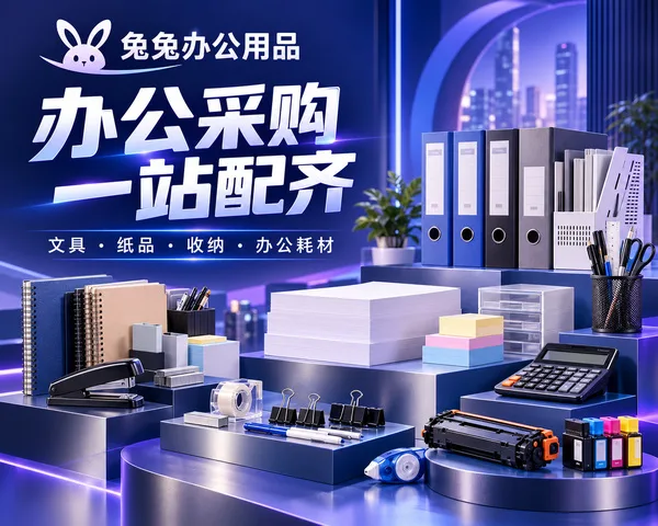 兔兔办公是什么：企业办公用品一站式采购平台，11 大品类 20000+ SKU 现货直发